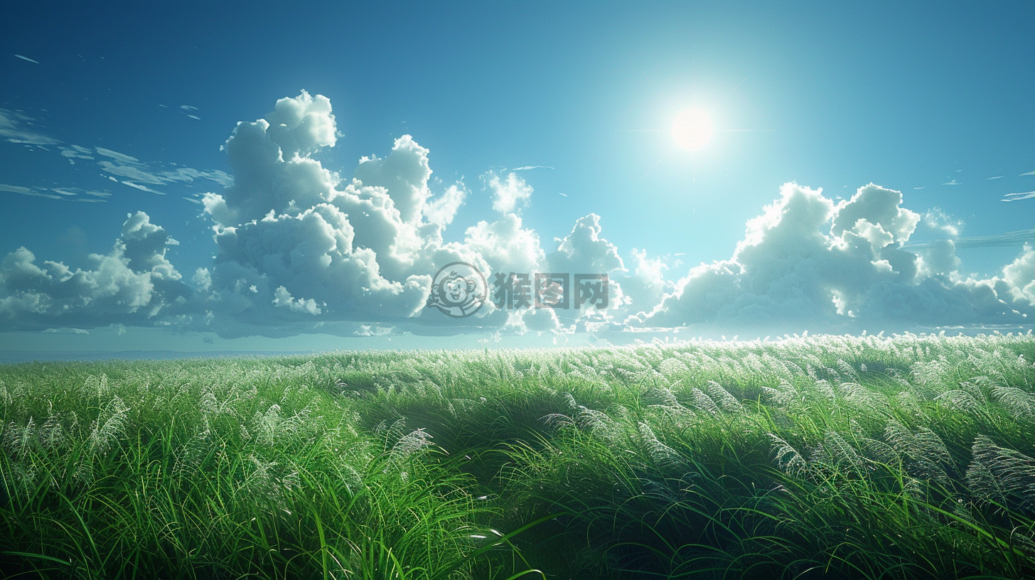 草原日出，绝美画卷，CG精品，品质卓越