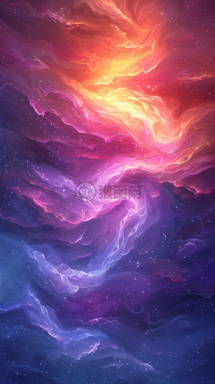 梦幻淡雅色背景