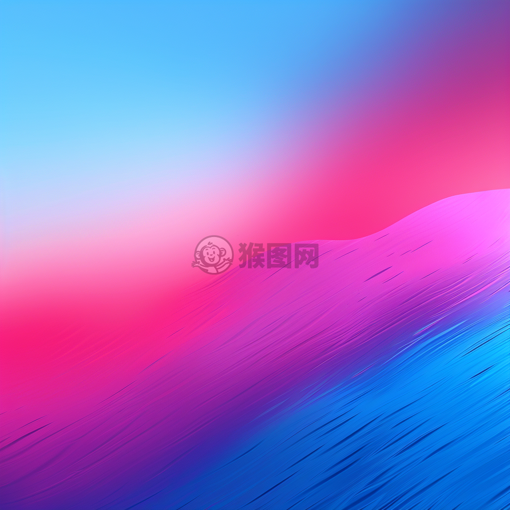 荧光粉蓝背景渐变，创新设计彰显个性