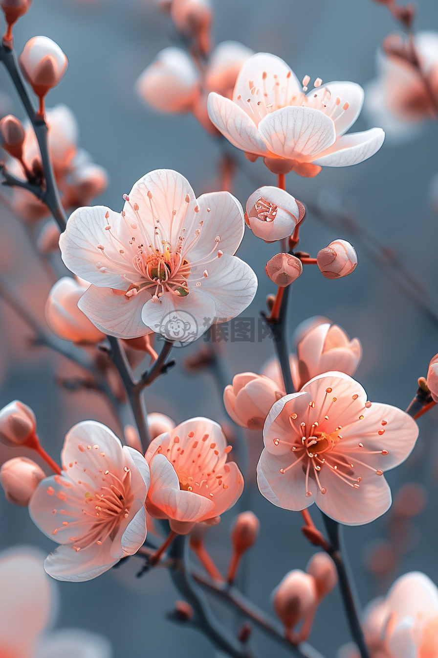 轻蓝花语，温情四溢