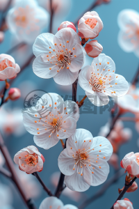轻蓝花语，温情四溢