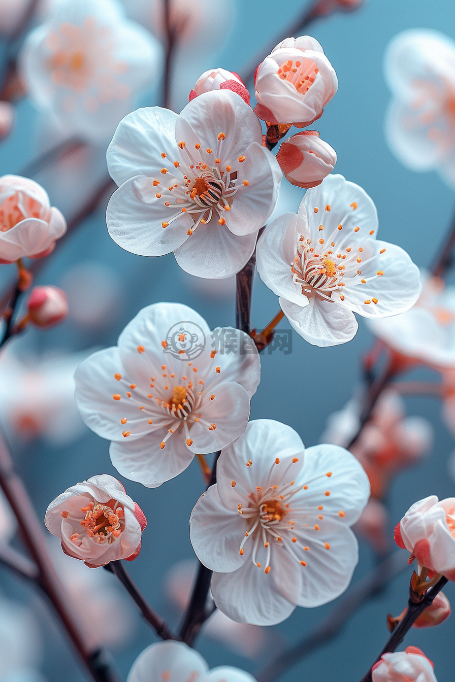 轻蓝花语，温情四溢