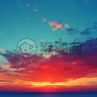 黄昏渐变磨砂纹理背景，营造神秘气息