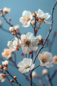 轻蓝花语，温情满溢