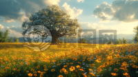 绚丽春景，田野高质，CG Unity 8K壁纸尽显细节