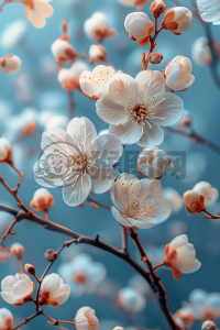 蓝白樱花之爱