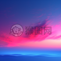 荧光粉蓝背景渐变，诗意人生之旅
