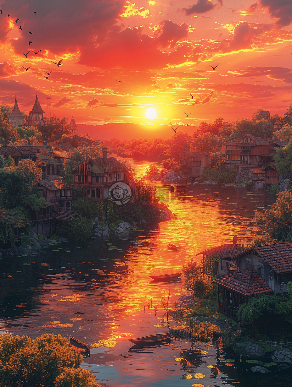 夕阳下的颓城记