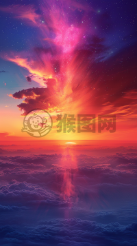 淡雅色彩，简约风格，紫色渐变背景下的柔和色调