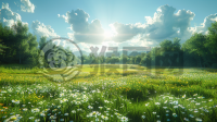 绝美CG Unity壁纸：春日田园，精细如画