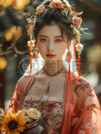 微笑花语，阳光绽放