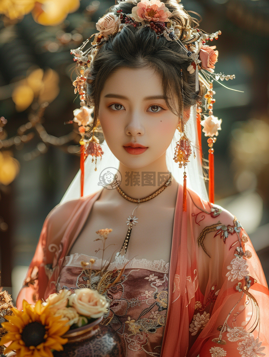 微笑花语，阳光绽放