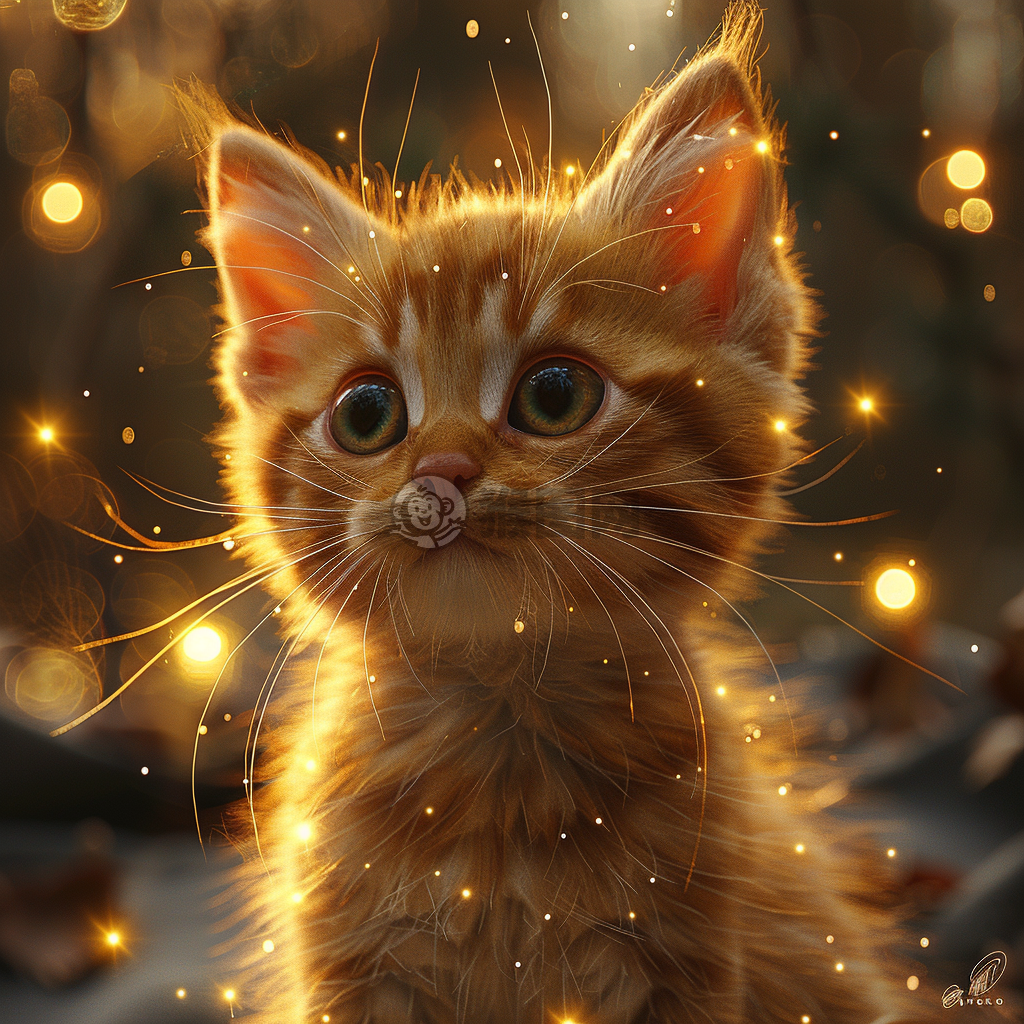 萌猫CG壁纸 高清细致壁纸风格