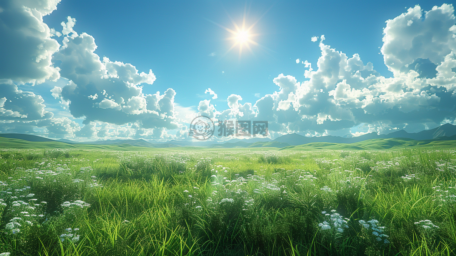 草原晨曦，画卷之美，品质卓越，细节入微。