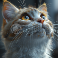 精美猫咪CG壁纸，细节至极，质量卓越！