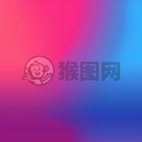 荧光粉蓝背景渐变，创意设计引人入胜