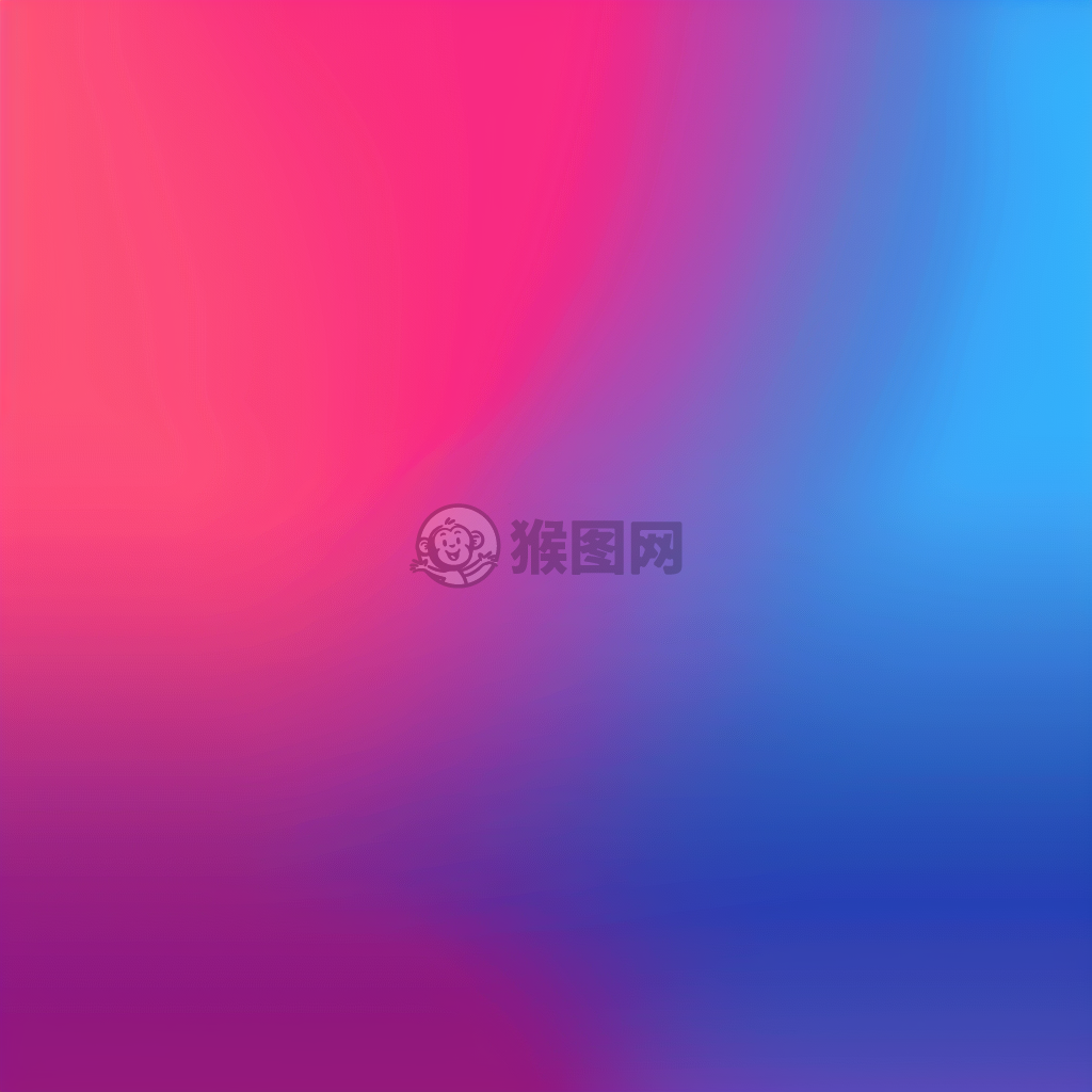 荧光粉蓝背景渐变，创意设计引人入胜