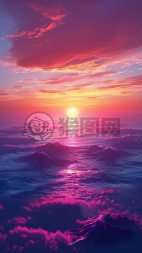 梦幻色调艺术画作 