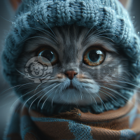 精美的CG Unity壁纸，展现可爱猫咪的高质感