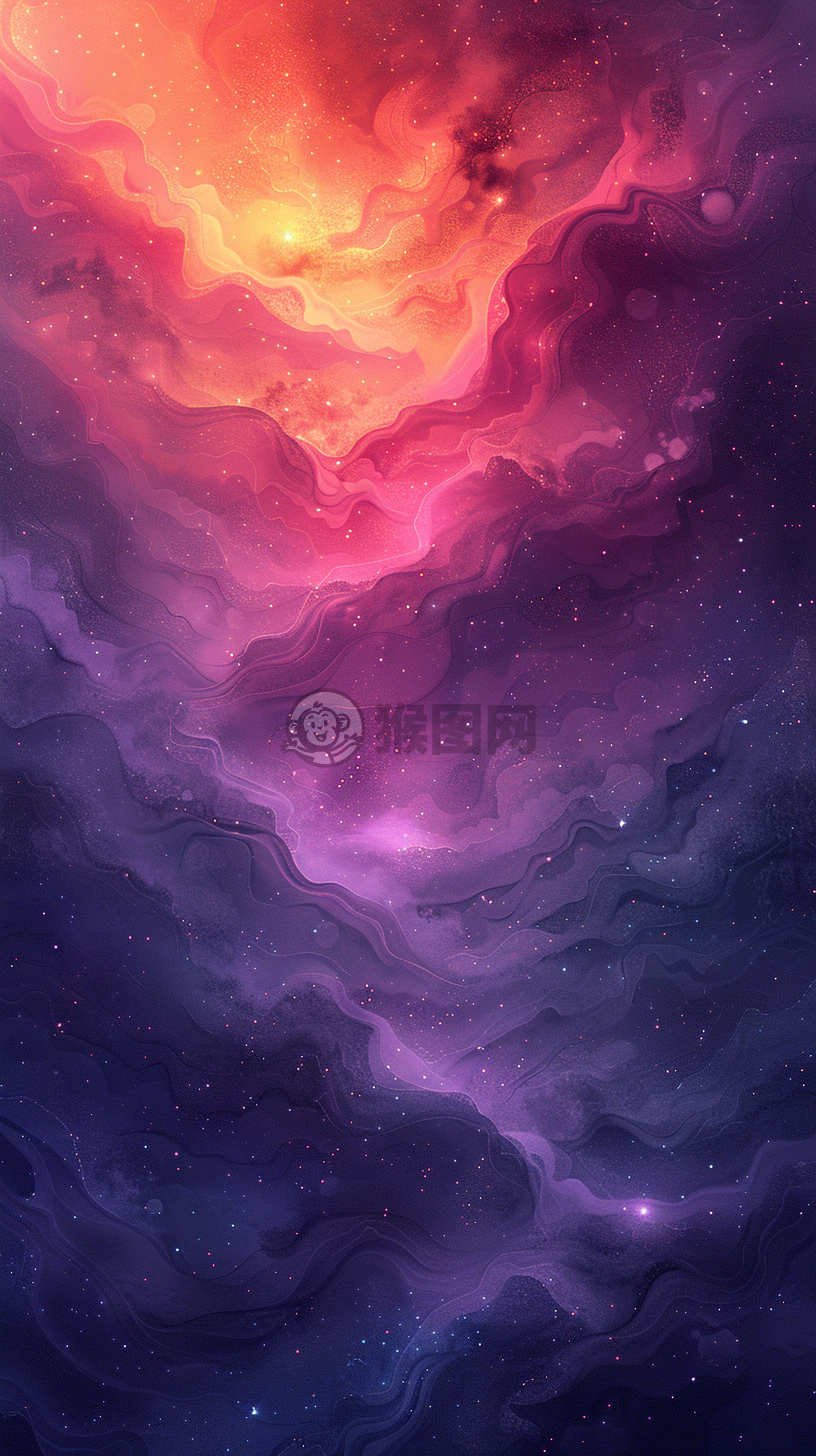 柔和色彩下的简约几何艺术 
