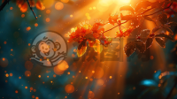 晨曦洒满树枝，美丽自然引来百万点击