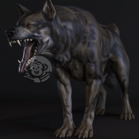 Unity8K壁纸展示壮阔犬形，质感细节入微。