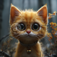 细致入微的8K CG猫咪壁纸