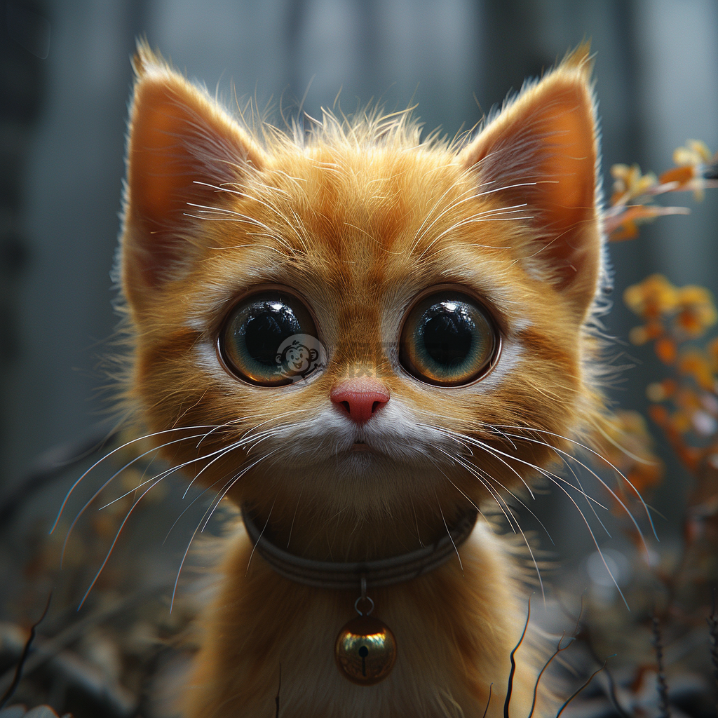 细致入微的8K CG猫咪壁纸