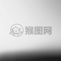 白色固体渐变背景下的深思