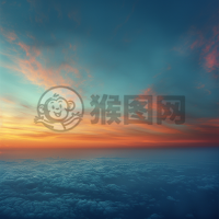 黄昏微光下的朦胧纹理背景