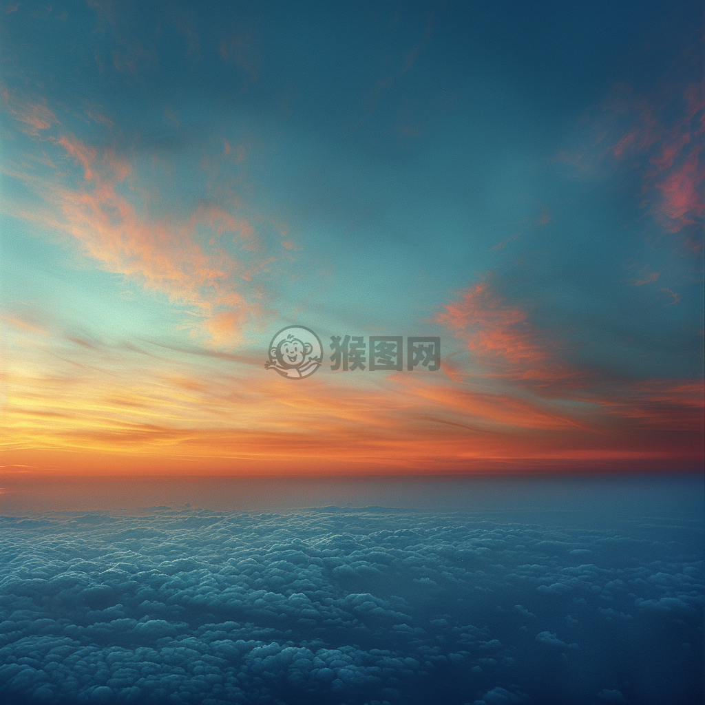 黄昏微光下的朦胧纹理背景