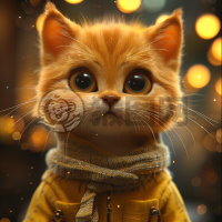 梦幻壁纸：猫咪高精度CG壁画