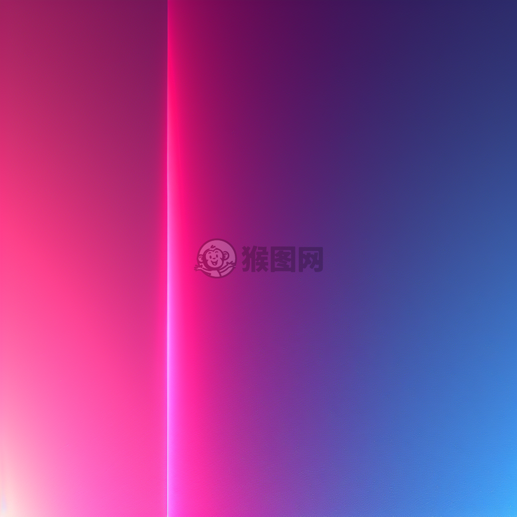 荧光粉蓝背景渐变，创意设计引人入胜