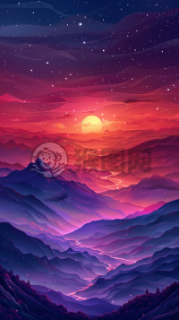 柔和色彩简约背景渐变风格设计