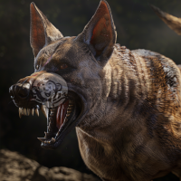 震撼CG壁纸：全身巨犬，细节入微