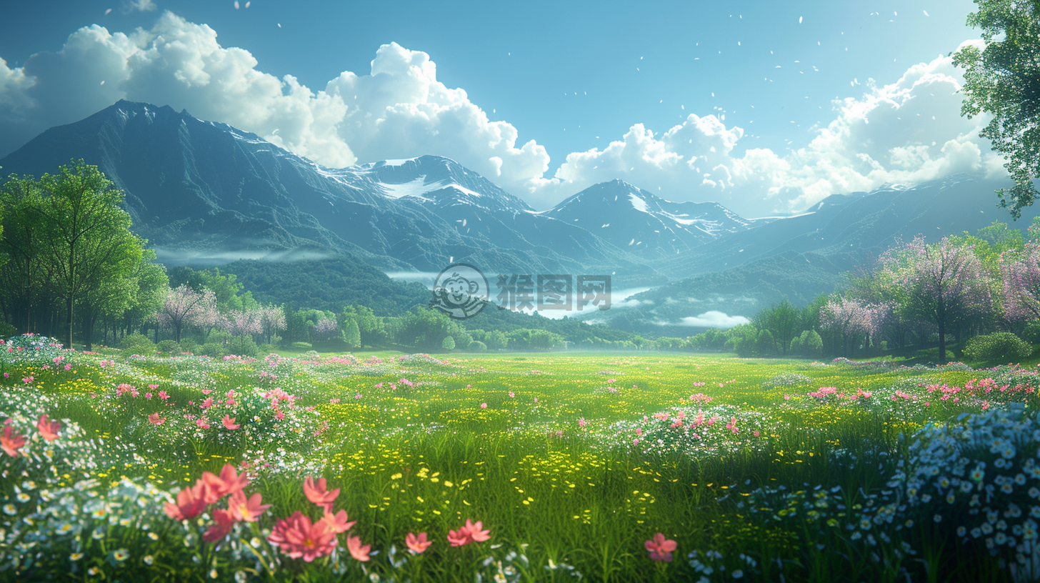 精美绝伦的Unity8K壁纸：田园风光，细节至极。