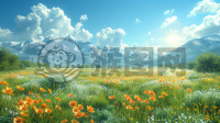 草原晨曦，绝美画卷，CG精品，质量卓越。