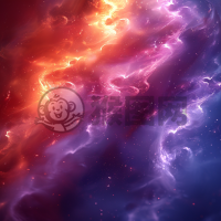 双色渐变梦幻色彩 深度与模糊纹理