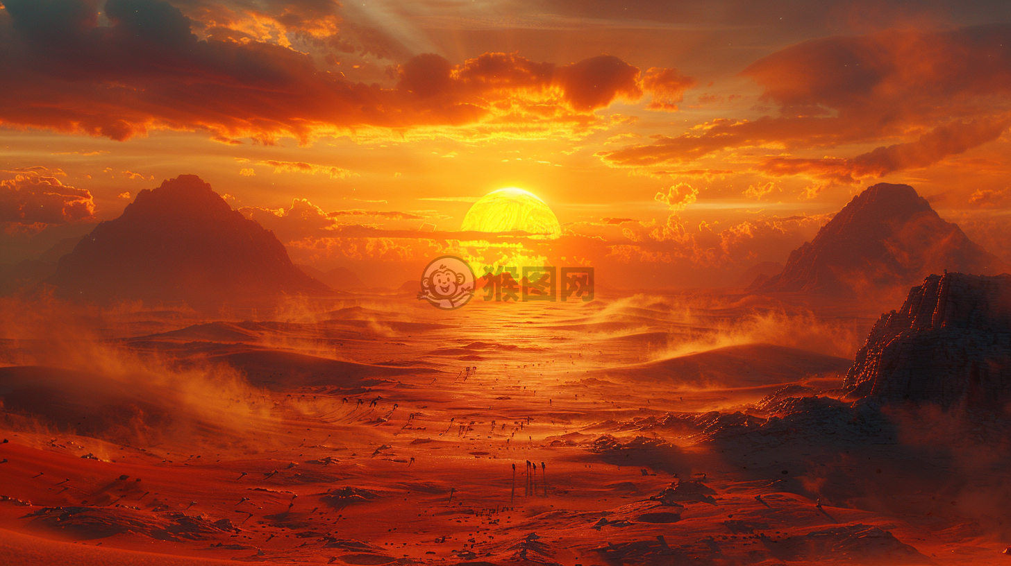 苍茫沙海 神秘驼影