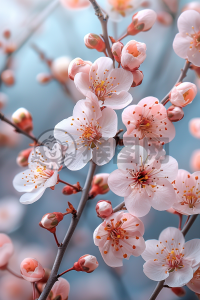 轻蓝花语，温情满溢