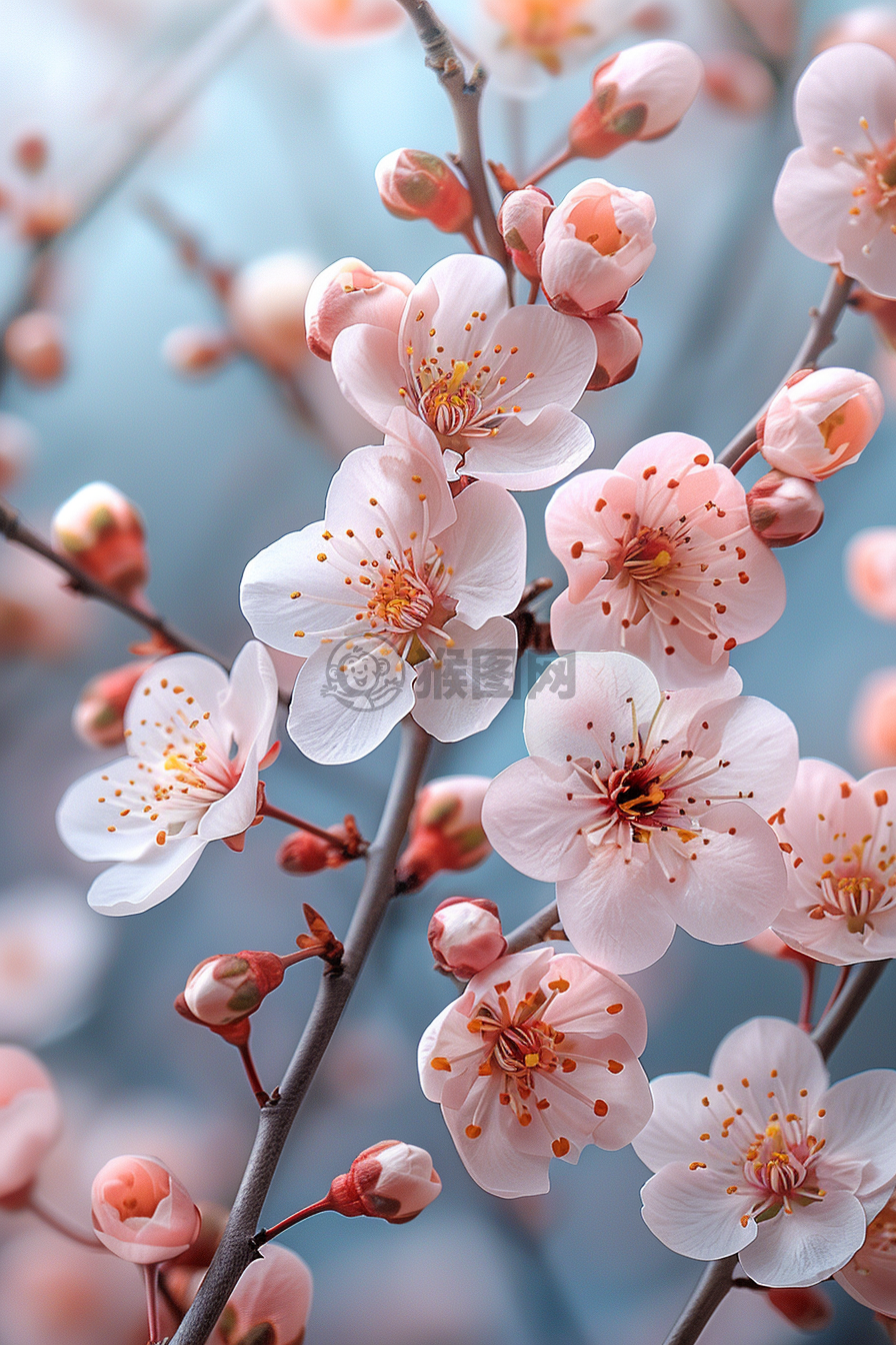 轻蓝花语，温情满溢