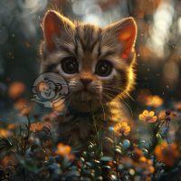超萌猫咪CG壁纸，8K品质，细节至极！