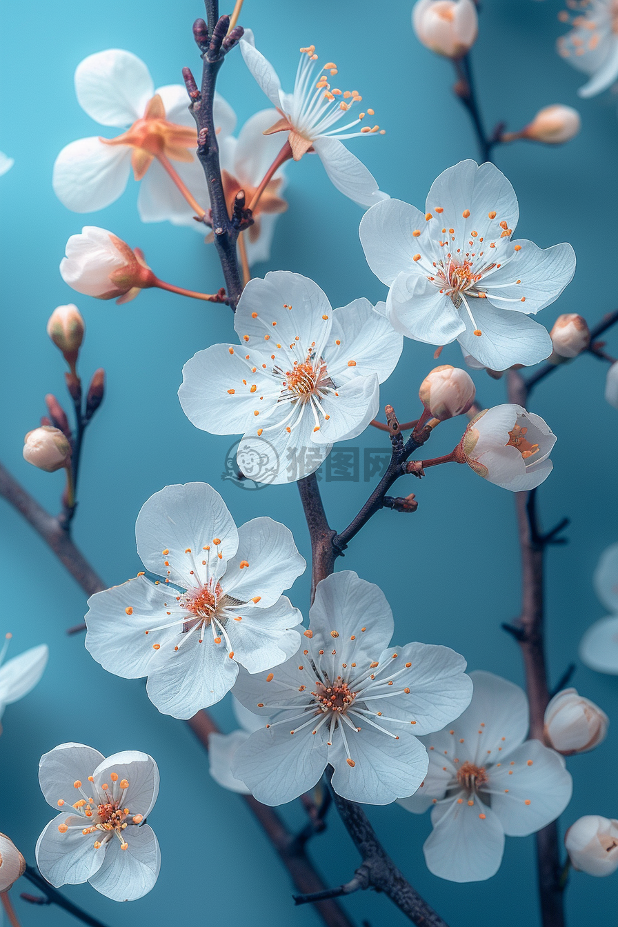轻蓝花语，温情四溢