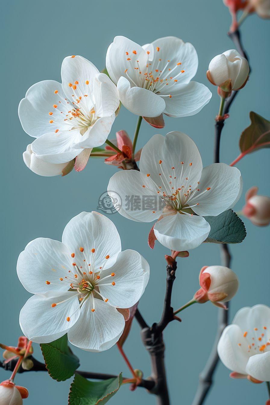 轻蓝白樱，温情四溢