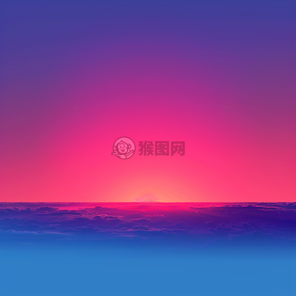 荧光粉蓝背景渐变：想象中的爱情之旅