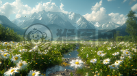 春日田园，精致CG壁纸，Unity 8K细腻呈现。