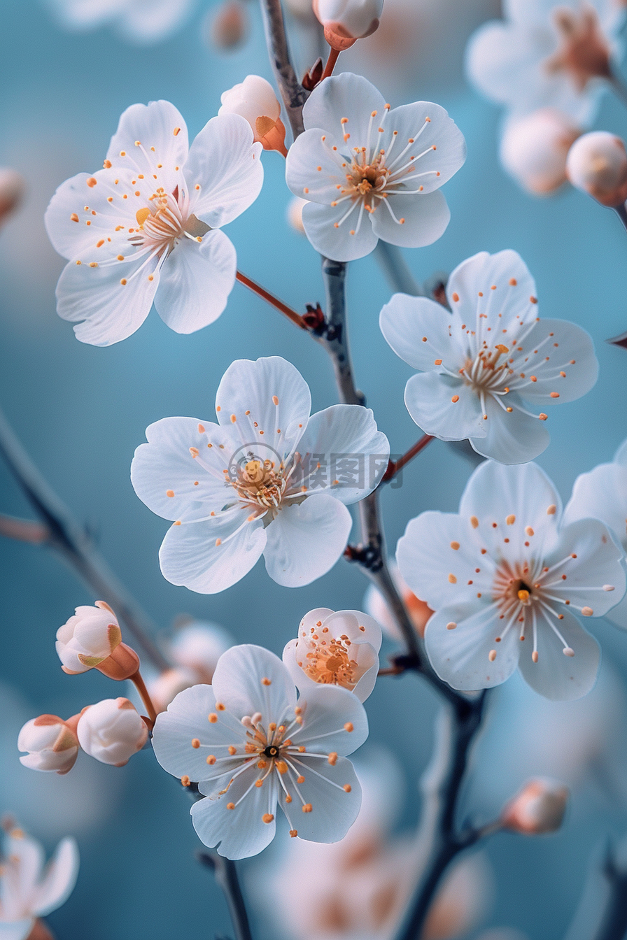 轻蓝花语，温情四溢