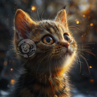 精美猫咪CG壁纸，细节至极，品质卓越