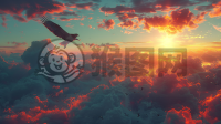 苍穹之下，鹰翔天际