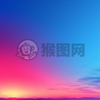 荧光粉蓝背景渐变，梦幻般的视觉体验